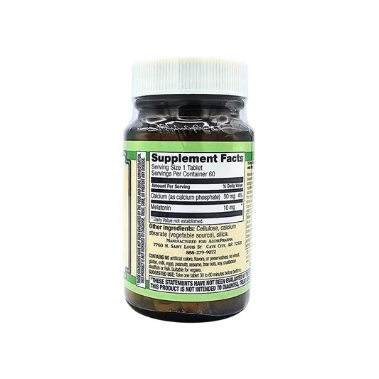 Melatonin 10 mg Vegan Tabs
