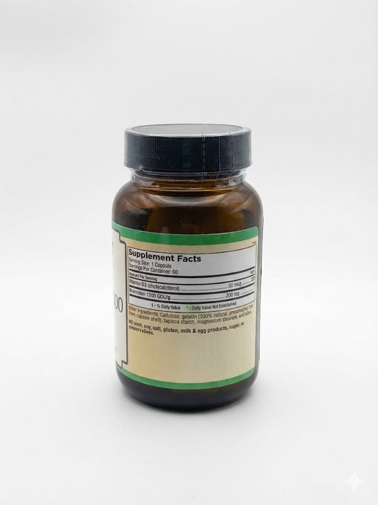 Vitamin D 2000-60 Capsules