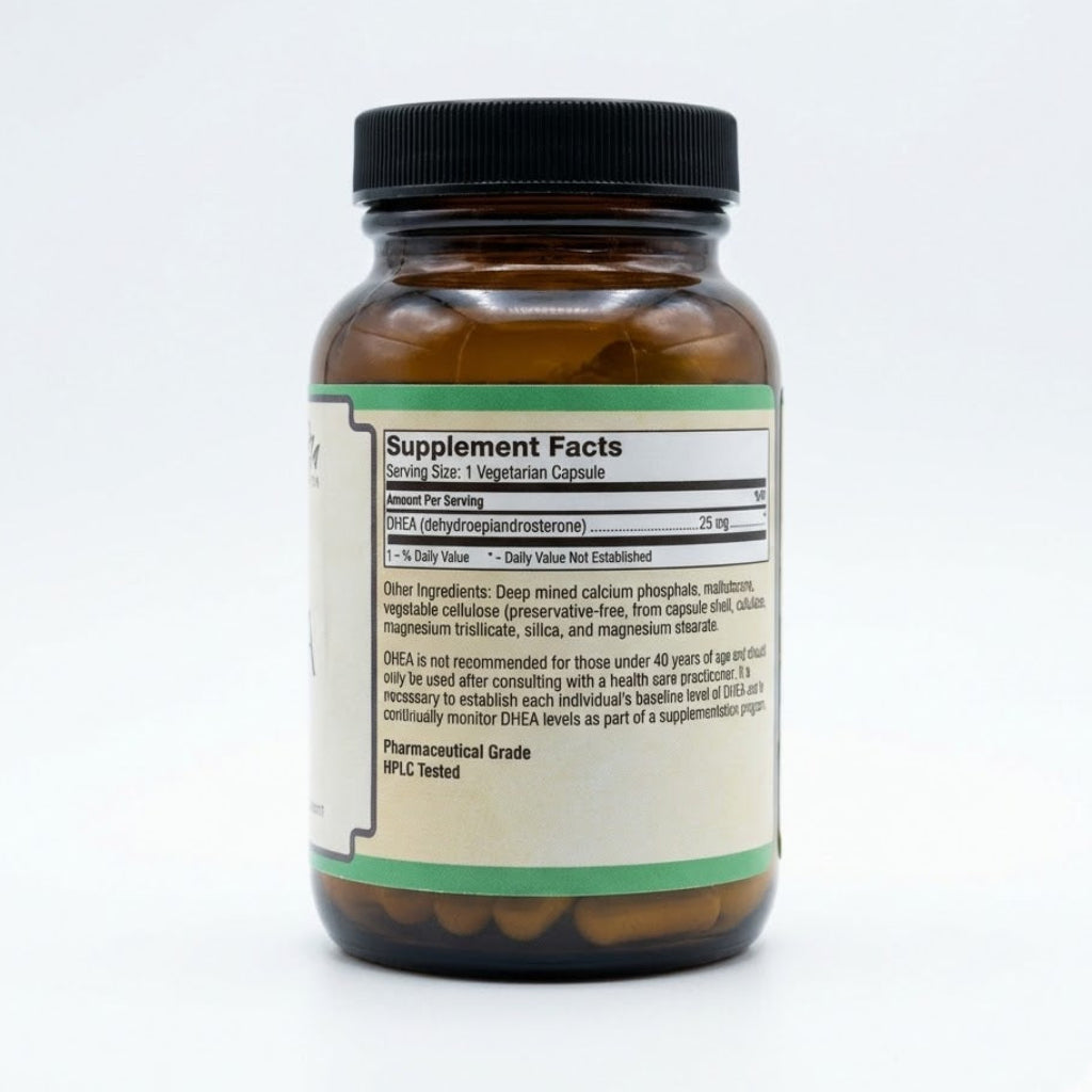 DHEA 25 mg (Dehydroepiandrosterone),60 Vegetarian Capsules