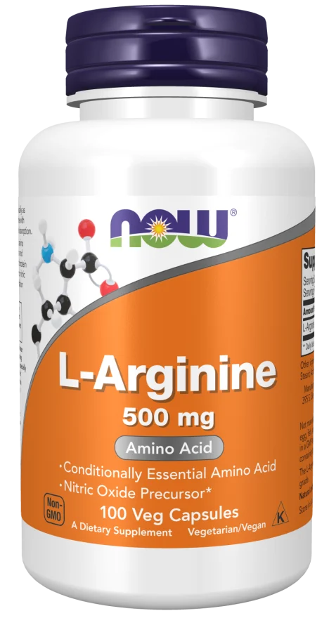 L-Arginine 500 mg Veg Capsules