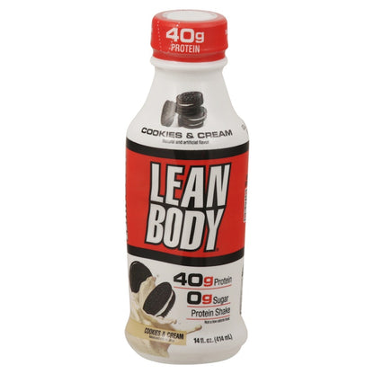 Lean Body Cookies & Cream Protein Shake 14floz
