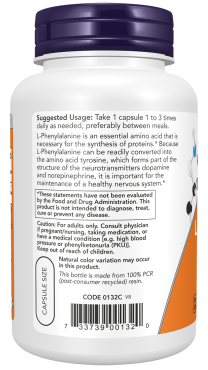 L-PHENYLALANINE 500mg 120 VCAPS