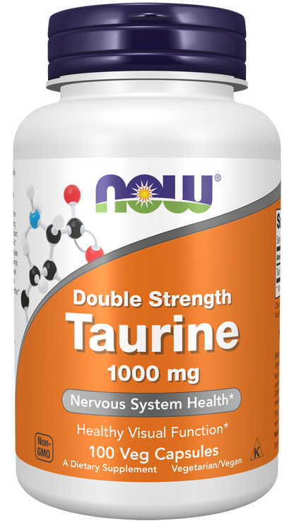 Taurine - Double Strength 1000 mg Veg Capsules