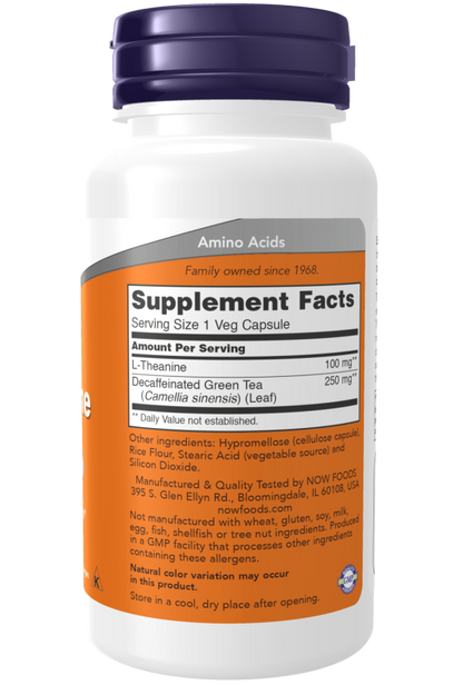 L-Theanine 100 mg Veg Capsules