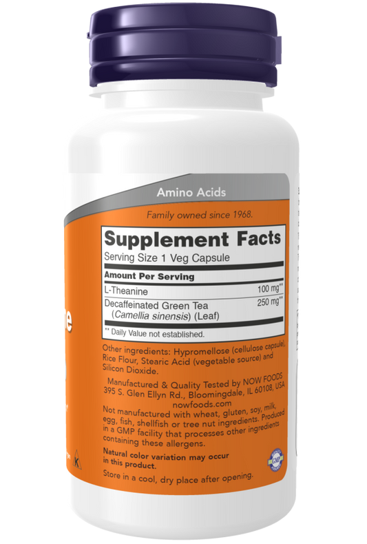 L-Theanine 100 mg Veg Capsules