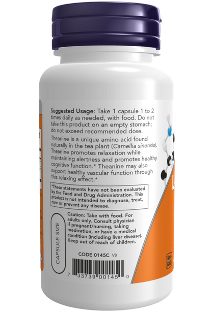 L-Theanine 100 mg Veg Capsules