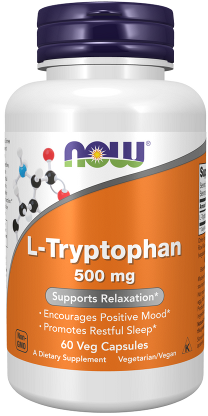 L-Tryptophan 500 mg Veg Capsules
