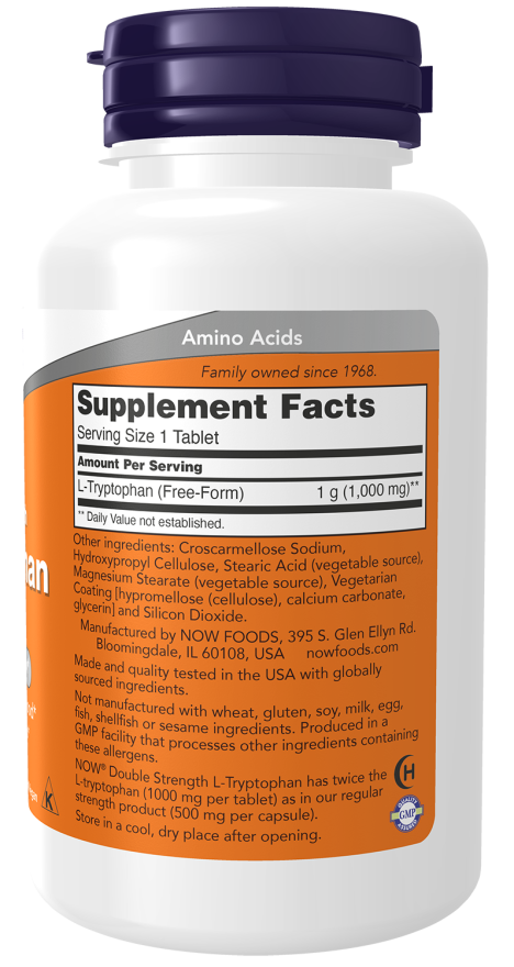 L-Tryptophan - Double Strength 1000 mg Tablets