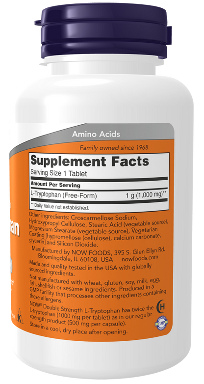 L-Tryptophan - Double Strength 1000 mg Tablets