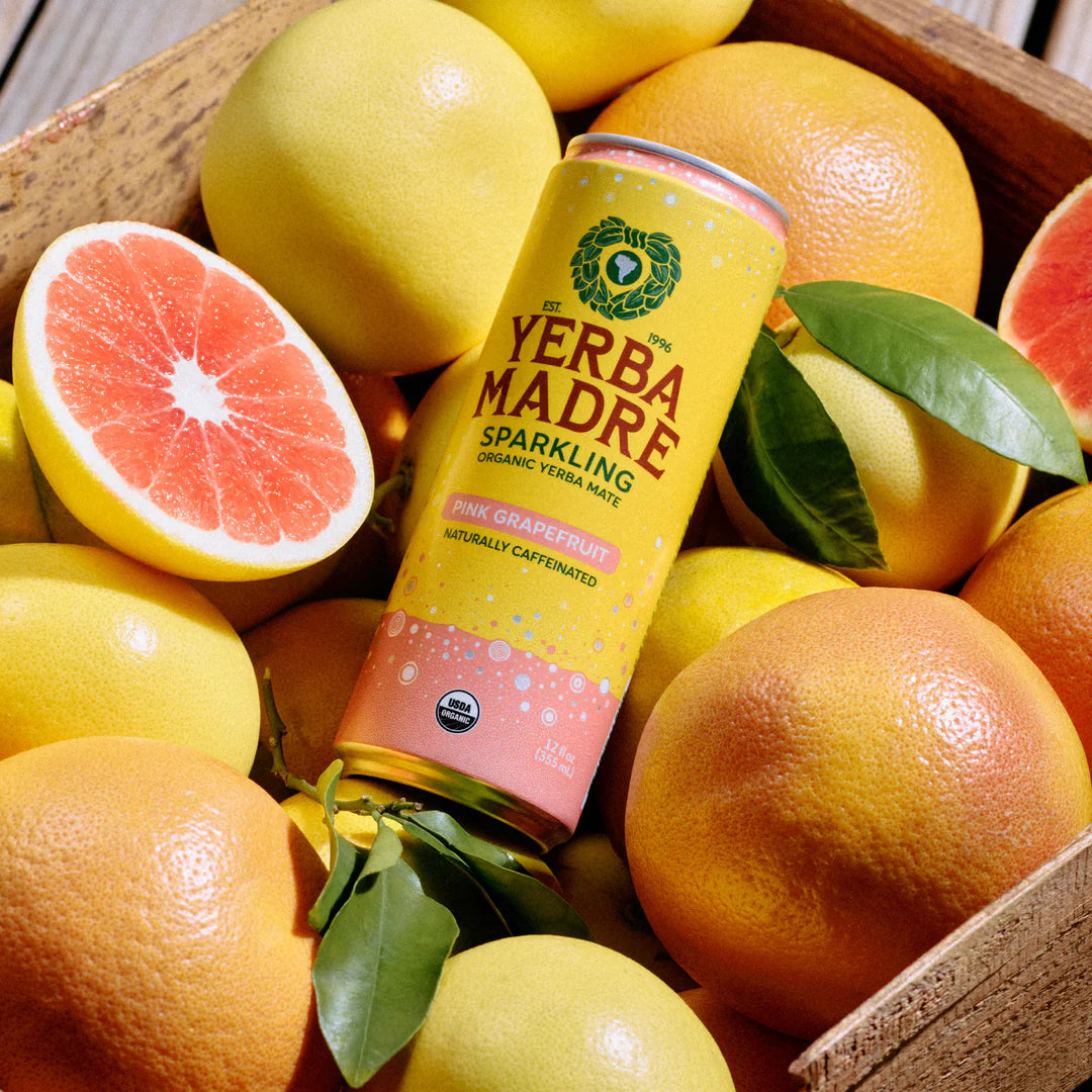 Yerba Madre Sparkling Grapefruit Ginger