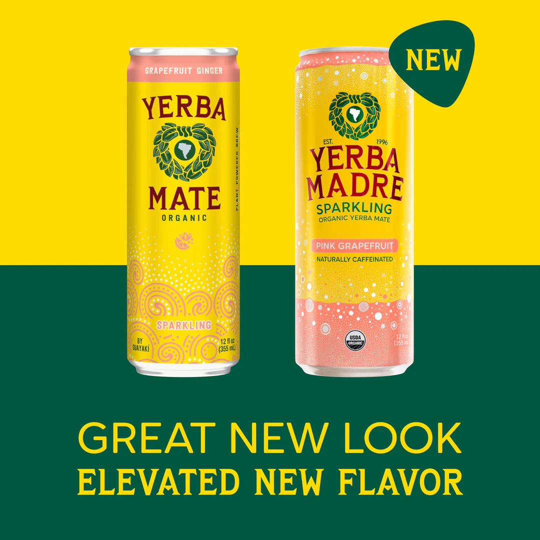 Yerba Madre Sparkling Grapefruit Ginger
