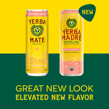 Yerba Madre Sparkling Grapefruit Ginger