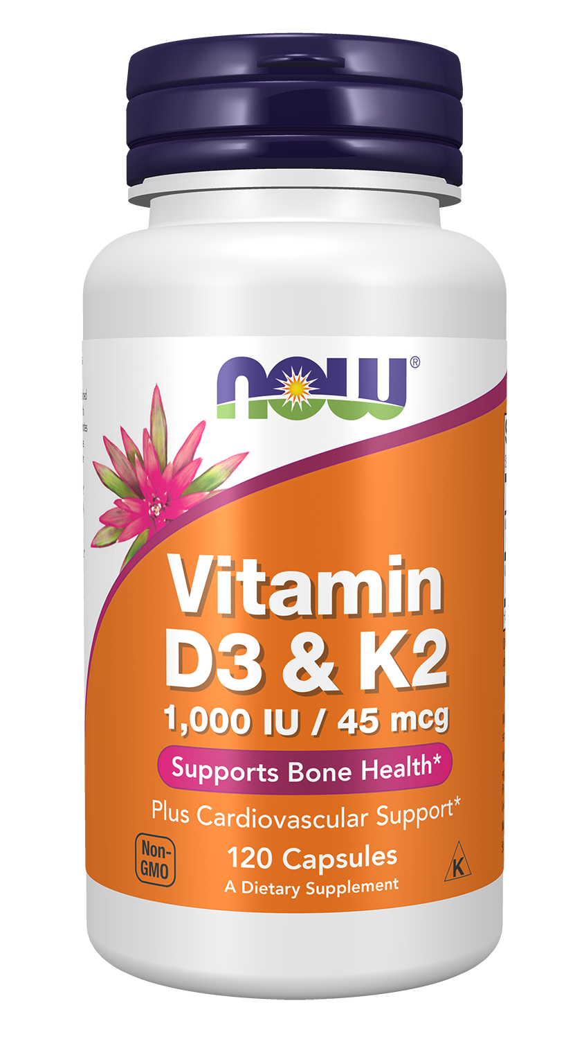 Vit D-3/K2 1000 IU/45 MCG  120 Capsules