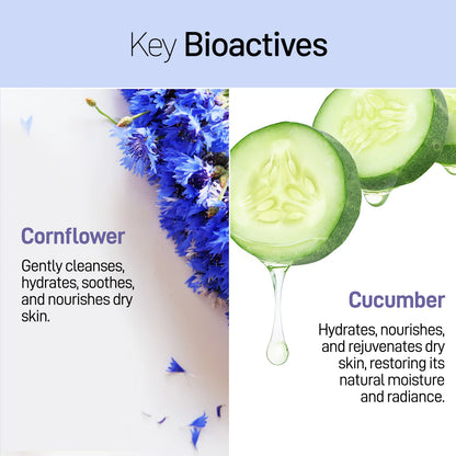 50% OFF - Hydrating Facial Cleanser - Cornflower & Cucumber - 100 mL (Copy)