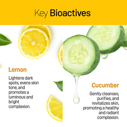 50% OFF- Brightening Facial Cleanser - Lemon & Cucumber - 100 mL (Copy)