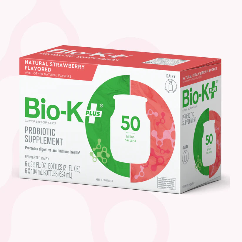 Bio-K Plus Strawberry Probiotic Fermented Soy