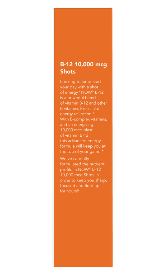 B-12 Shots - 10,000 Mcg, Berry Flavored - 12 Pack