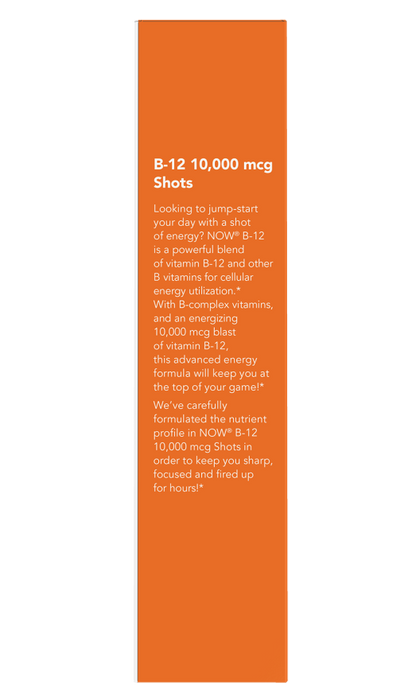 B-12 Shots - 10,000 Mcg, Berry Flavored - 12 Pack