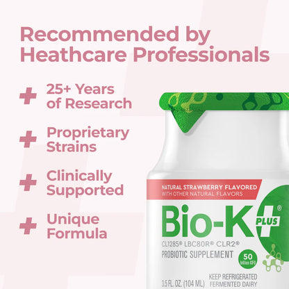 Bio-K Plus Strawberry Probiotic Fermented Soy