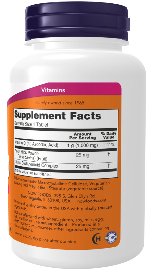 Vitamin C-1000 - with Rose Hips & Bioflavonoids Tablets