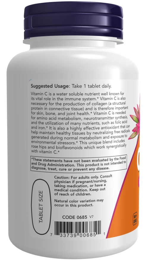 Vitamin C-1000 - with Rose Hips & Bioflavonoids Tablets