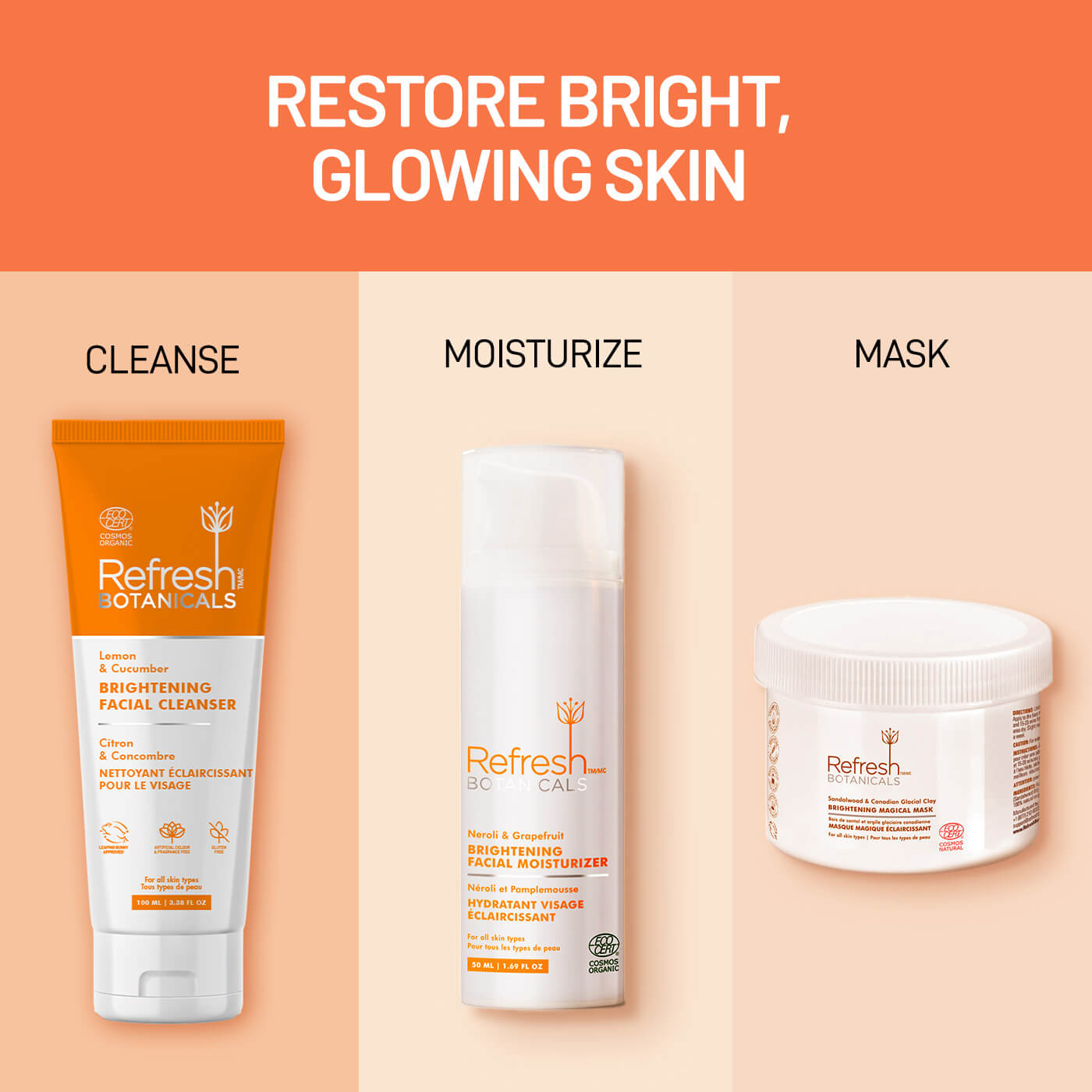 Brightening Facial Moisturizer - Neroli & Grapefruit - 50 mL