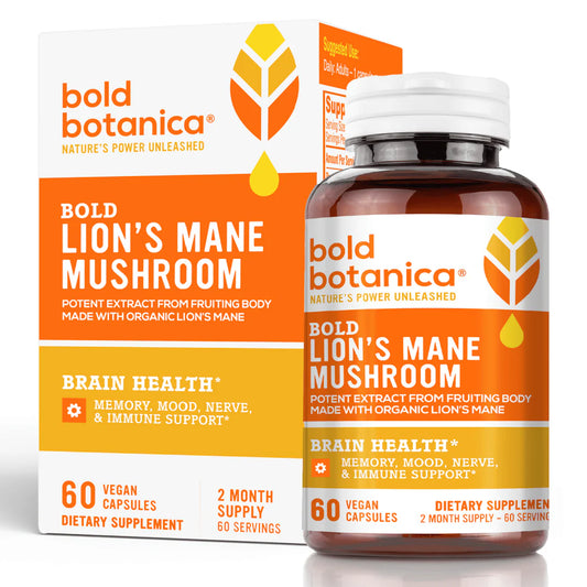 Bold Lion's Mane Mushroom - 60 Capsules
