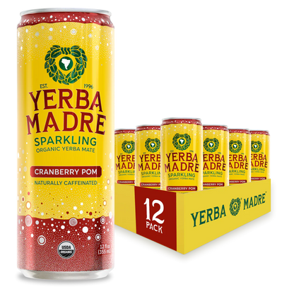 Yerba Madre Sparkling Cranberry Pomegranate