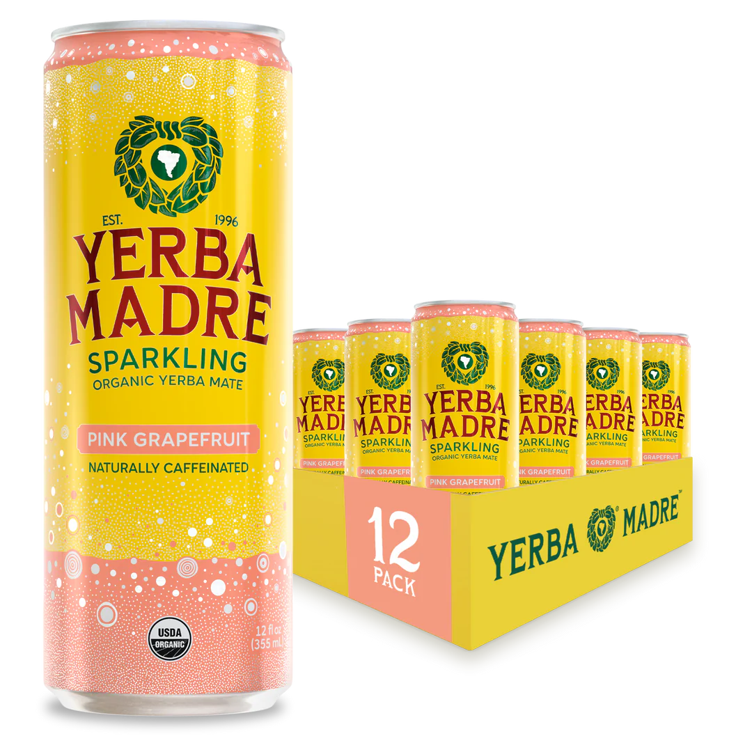 Yerba Madre Sparkling Grapefruit Ginger
