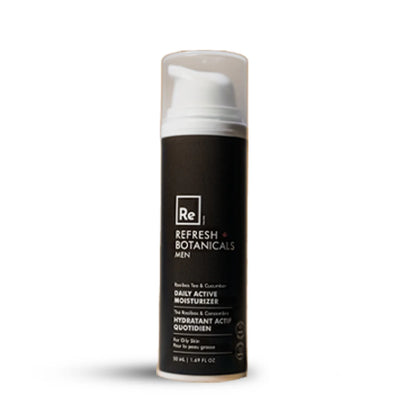 Daily Active Moisturizer - For Men, with Rooibos & Cucumber - 50  mL