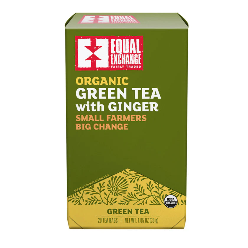 Green Tea with Ginger - Organic - 20 Tea Bags