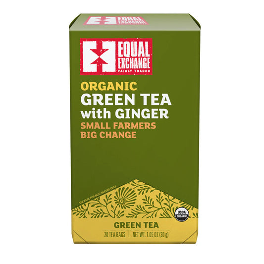 Green Tea with Ginger - Organic - 20 Tea Bags