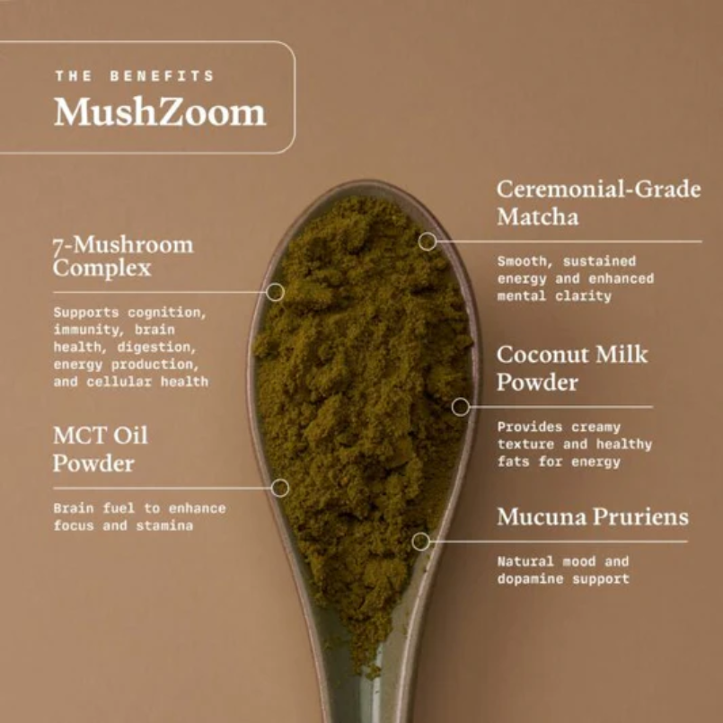 MushZoom Super Matcha Latte 30 Servings