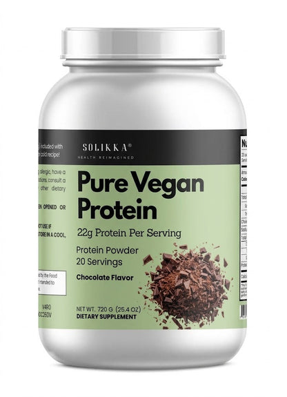solikka Pure Vegan Protein – Chocolate Flavor (720g)