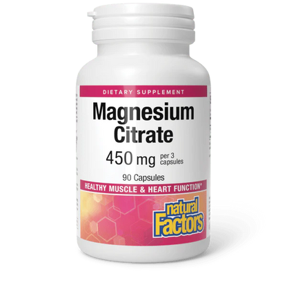 Magnesium Citrate 150 mg Capsules - Natural Factors