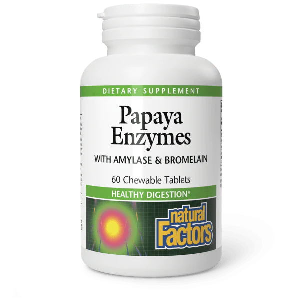Papaya Enzyme Chewable with Amylase and Bromelain