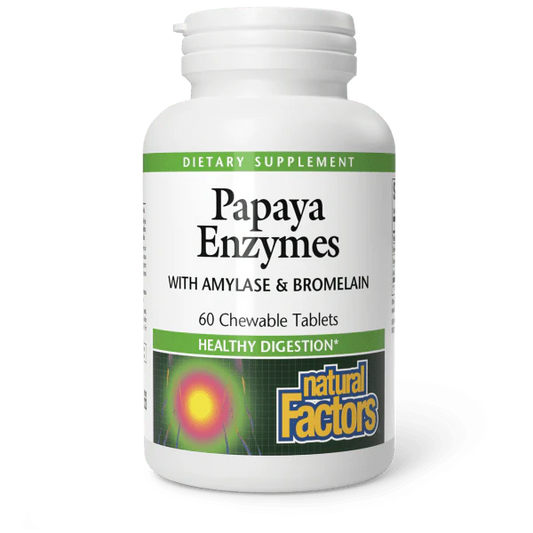 Papaya Enzyme Chewable with Amylase and Bromelain