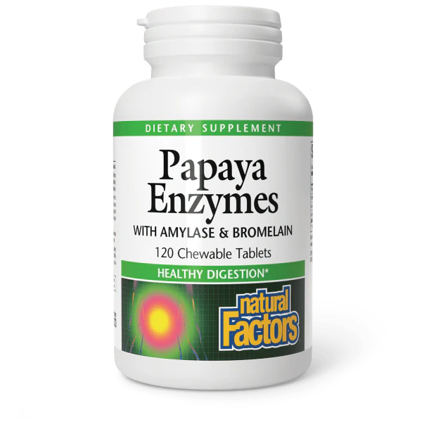 Papaya Enzyme Chewable with Amylase and Bromelain