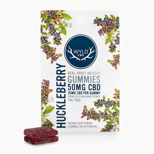 Huckleberry CBD Gummies - 25 MG Per Gummy