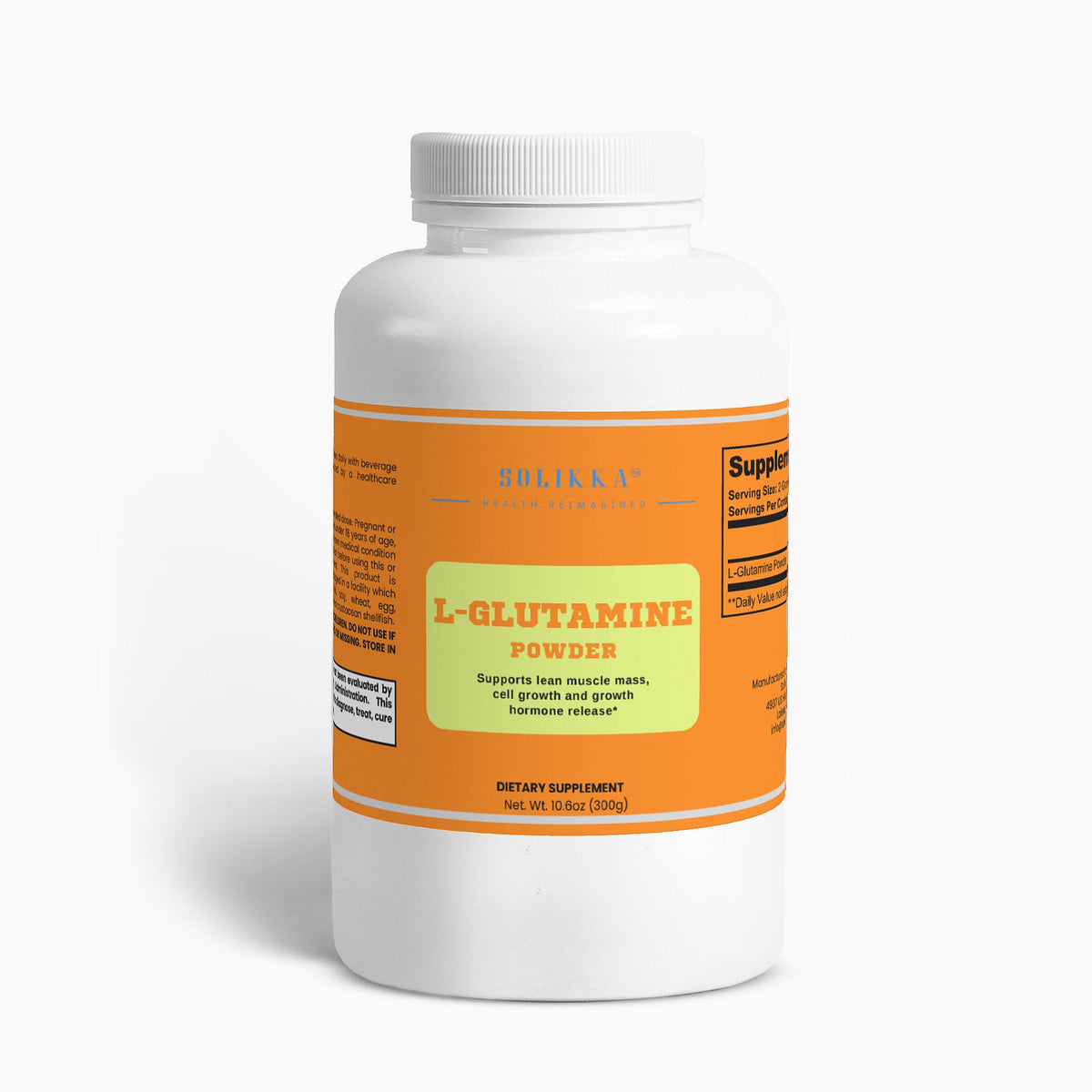 solikka L-Glutamine Powder