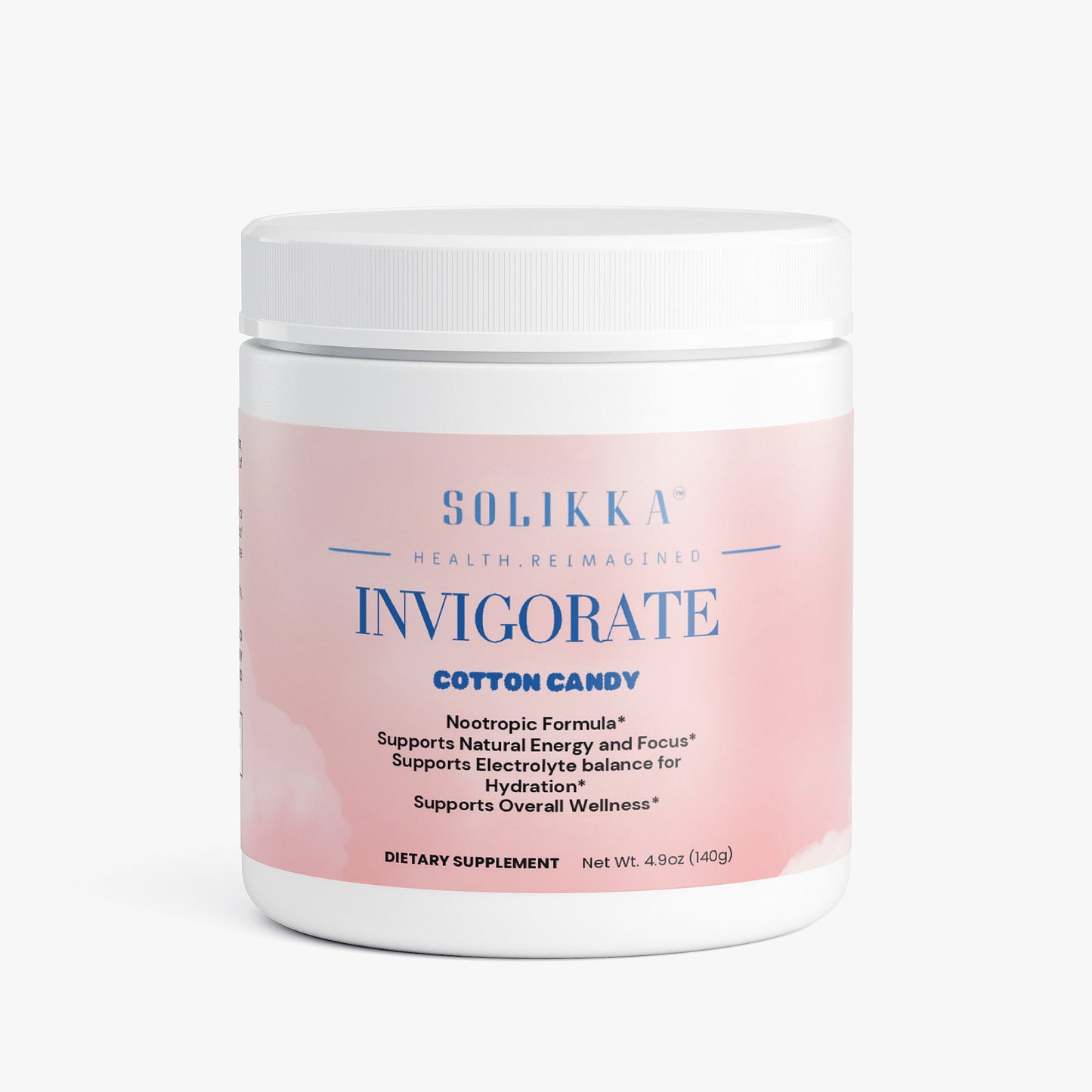 Invigorate Natural Energy/Hydration (Cotton Candy)