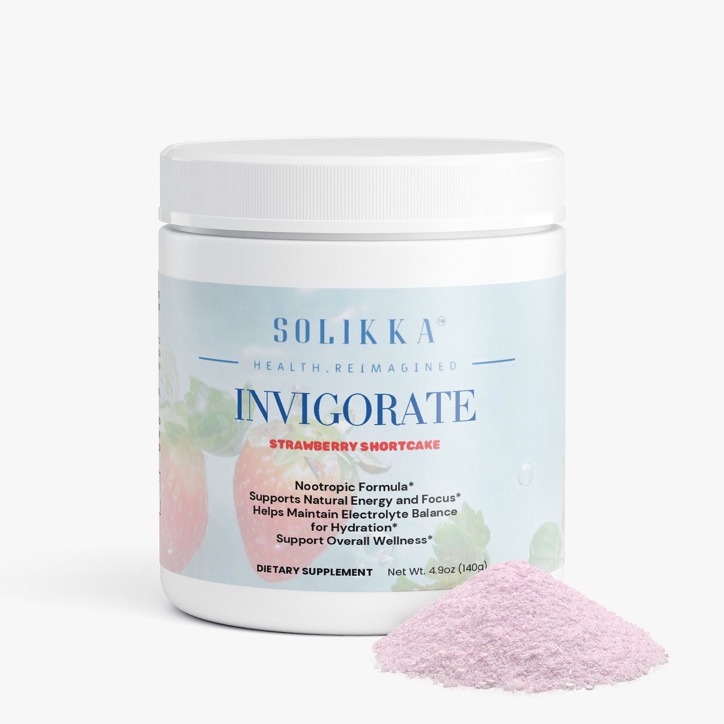 Invigorate Natural Energy/Hydration (Strawberry Shortcake)