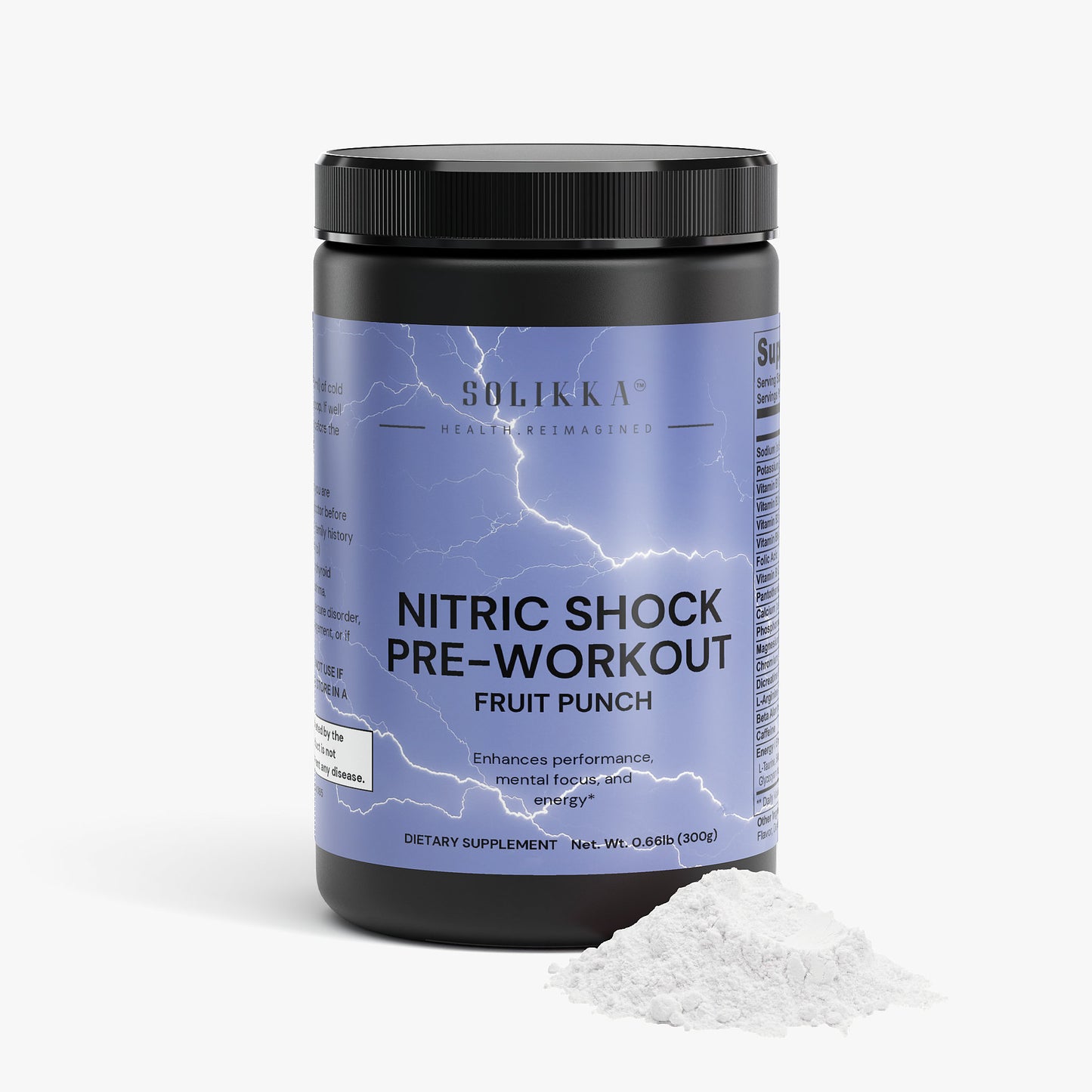 Nitric Shock Pre-Workout Powder (Fruit Punch)