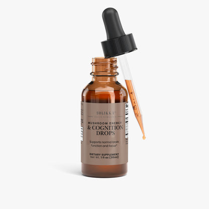Solikka Mushroom Energy & Cognition Drops 1 Fl OZ