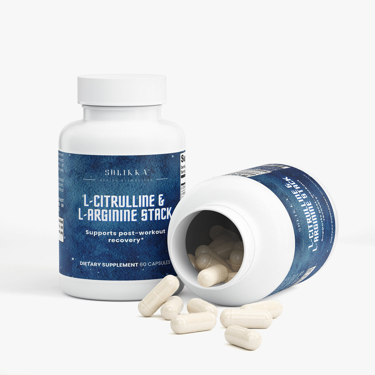 solikka L-Citrulline & L-Arginine Stack 60 Ct
