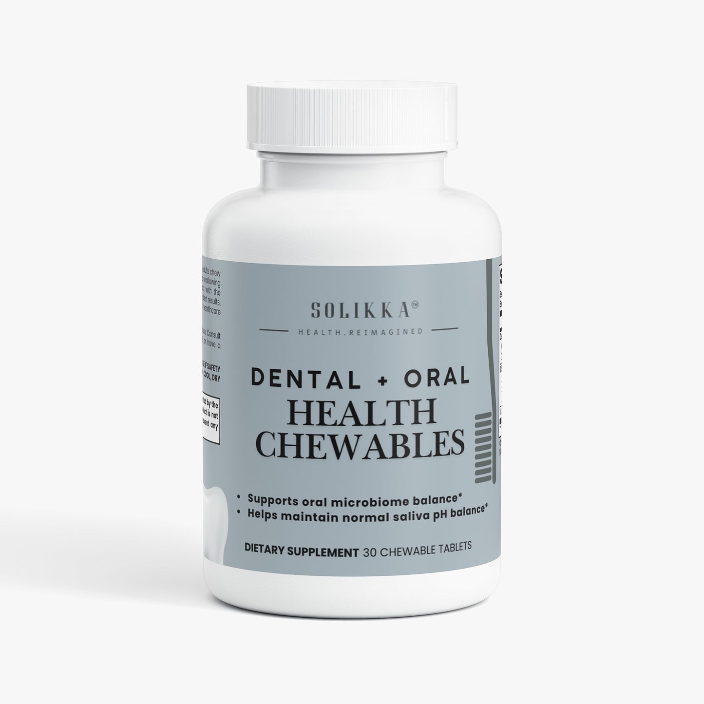 Solikka Dental & Oral Health Chewable Tablets 30 Ct