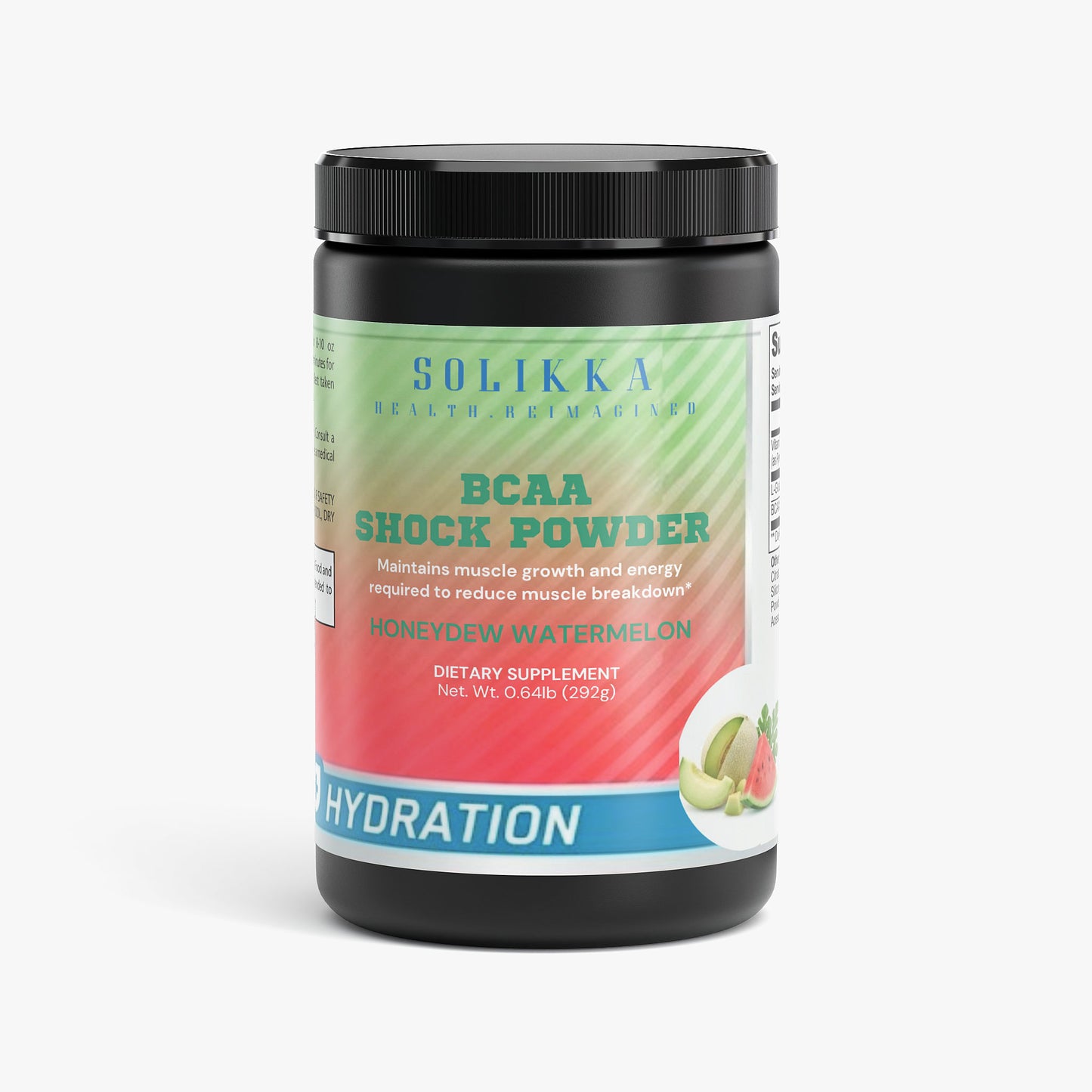 BCAA Post Workout Powder (Honeydew/Watermelon) 10.3 Oz