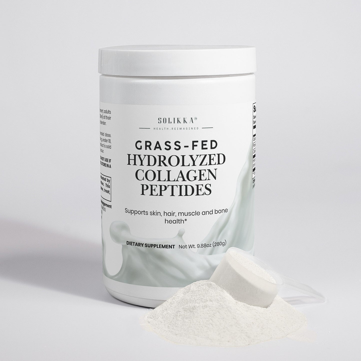 Grass-Fed Hydrolyzed Collagen Peptides 9.88 oz