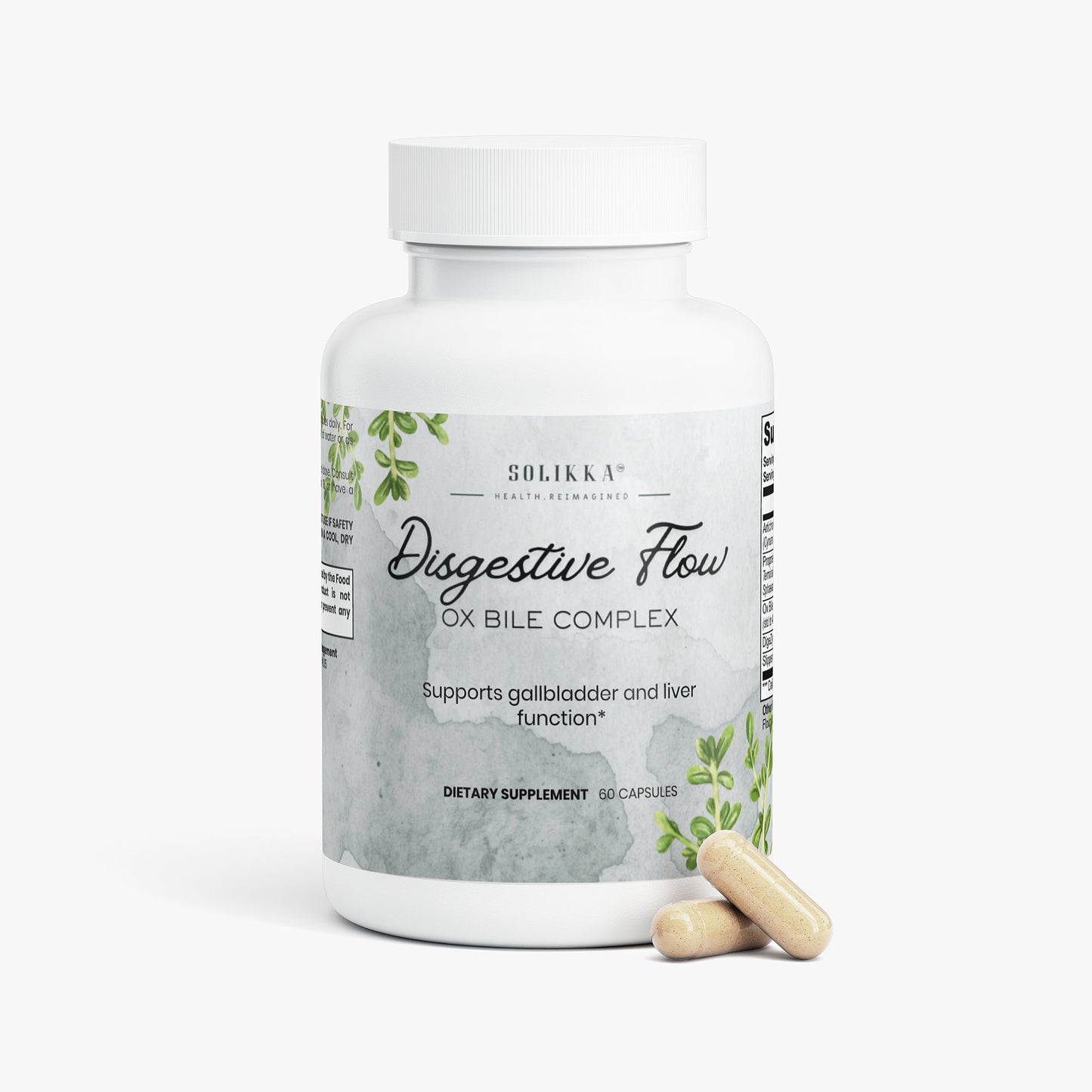 Ox Bile Complex Capsules 60 Ct - 30 Servings