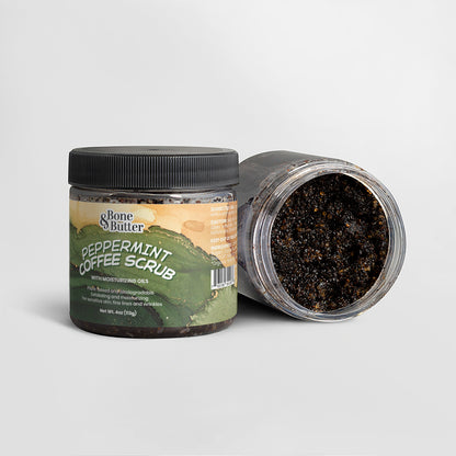 Peppermint Coffee Scrub 4oz